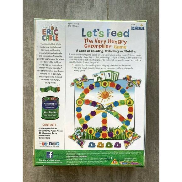 Let's Feed The Very Hungry Caterpillar Game Preschool Ages 3+ SEALED Play Learn - Picture 2 of 2